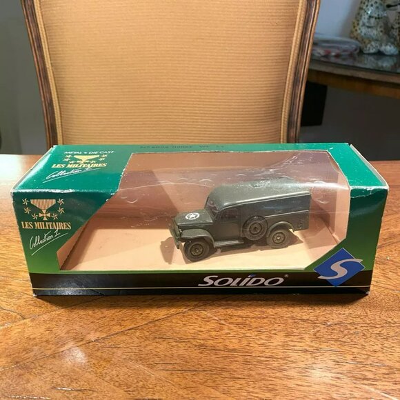 Vtg Solido Dodge WC 54 Les Militaires Collection 1 Model Truck 1/50 Scale - Picture 2 of 8